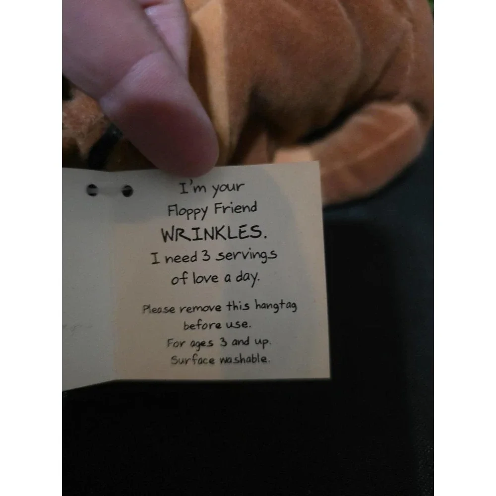 Floppy Friends vintage Shar Pei 1997 Charles clean 10 Inch long